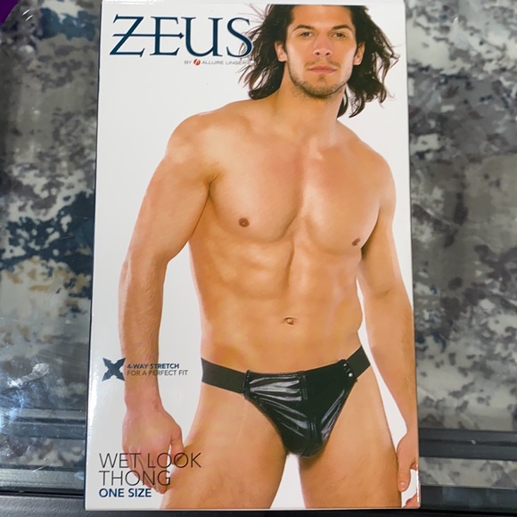 Zeus “Wet Look Thong” One size - Picture 3 of 4